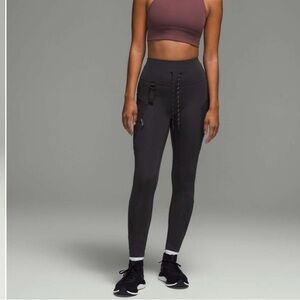 Lululemon Black Cargo Super-High-Rise Hiking Tight 25" Leggings Size 6